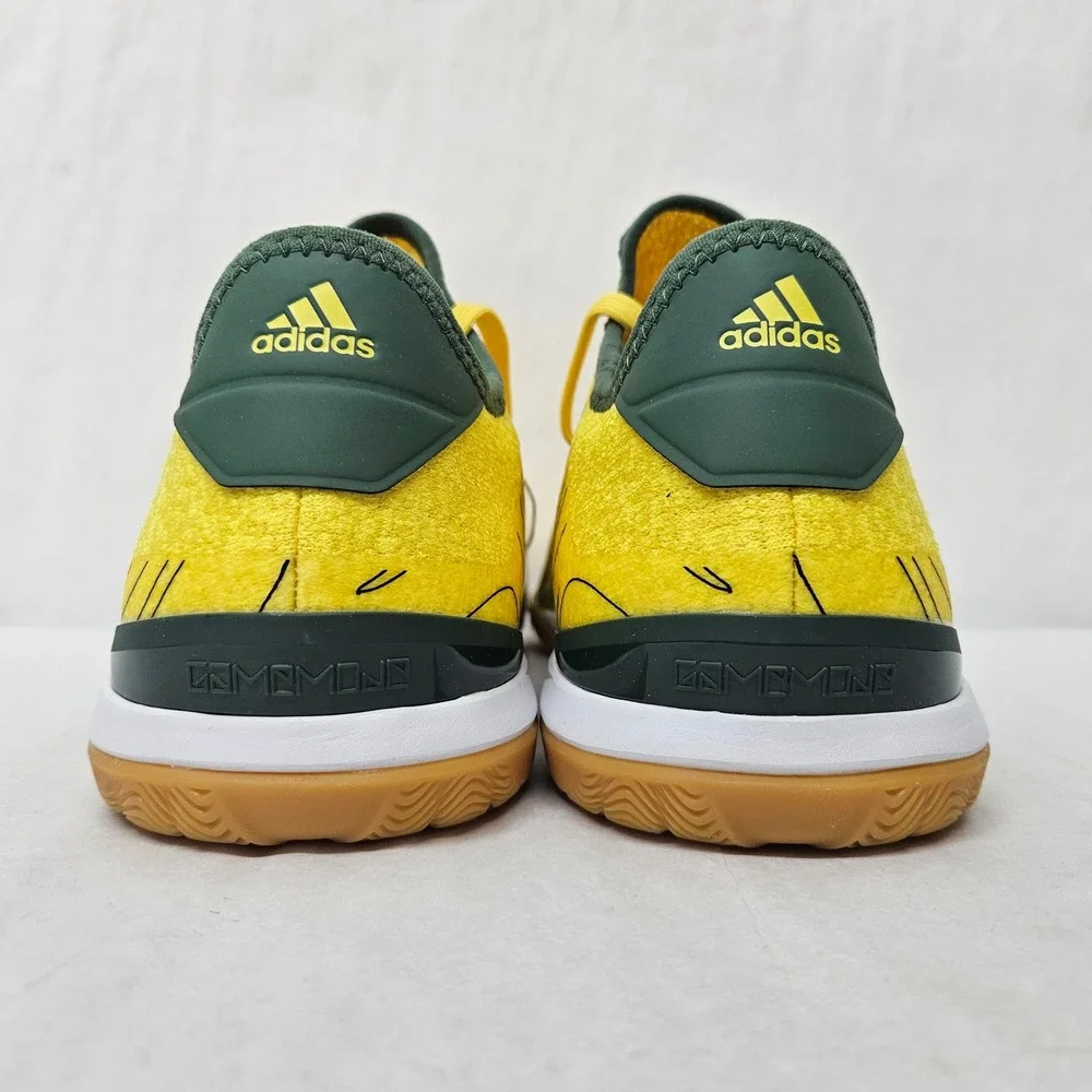 Adidas Gamemode Knit PB IN Indoor Soccer Shoe HR1741 Yellow Green Mens Size‎ 9